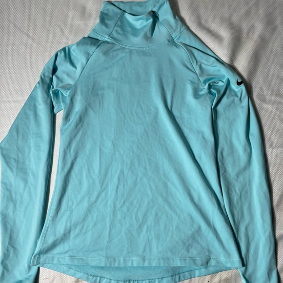 Nike Tops - Nike Pro blue Dri Fit Running Pullover Womens  Sz L